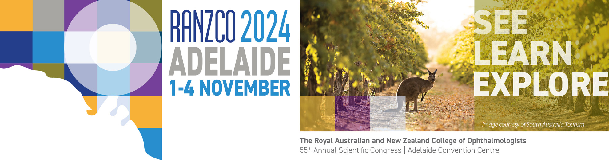 2024 RANZCO Congress Adelaide Banner